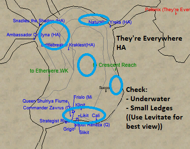 Loathesome Leftovers Locations